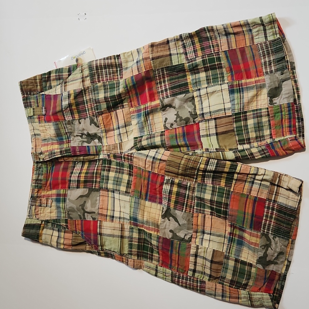 NWT - 82 Zero by Greendog - Plaid Long Boys Shorts - Size 20